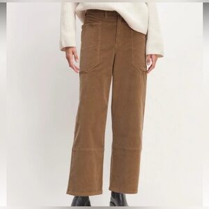 Everlane Corduroy Gardener Pant, brown. Size 6.